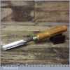 Vintage I. Sorby Carpenter’s 1” Gouge Chisel Boxwood Handle - Sharpened Honed