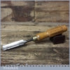 Vintage I. Sorby Carpenter’s 1” Gouge Chisel Boxwood Handle - Sharpened Honed