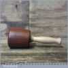 Handmade Wood Turned Old Azobé Ekki Hardwood Mallet London Plane Handle