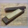 Vintage Lily White Arkansas Fine Honing Oil Stone In Box