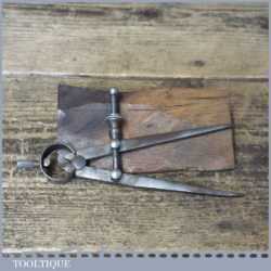 Vintage Moore & Wright 5” Steel Spring Dividers - Good Condition