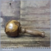 Handmade Wood Turned Old Lignum Mallet - Walnut Handle Boxwood Wedge