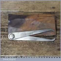 Vintage Buck & Hickman 4 ¼” Internal & External Steel Caliper Divider - Good Condition