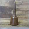 Child's Handmade Wood Turned Old Lignum Mallet Mahogany Handle