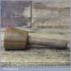 Child's Handmade Wood Turned Old Lignum Mallet Mahogany Handle