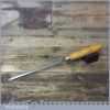 Vintage W Marples Pattern Makers 3/8” Bevel Edge Paring Chisel - Sharpened Honed