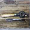 Scarce Vintage Peugeot Freres Beechwood Handled No: 28 Die Box And Tap Set