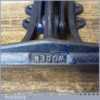 Vintage Woden 9” Cast Steel Saw Sharpening Vice - Good Condition