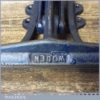Vintage Woden 9” Cast Steel Saw Sharpening Vice - Good Condition