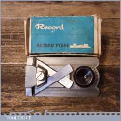 Vintage Boxed Record No: 2506 Side Rabbet Plane - Good Condition