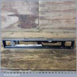 Vintage L.S.S. Co Starrett USA 15” Machinists Cast Steel Clinometer