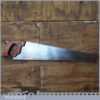 Vintage Nicholson USA 24” Cross Cut Panel Handsaw 7 TPI - Sharpened