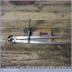 Vintage Moore & Wright 9 ¼” Steel Spring Dividers - Good Condition