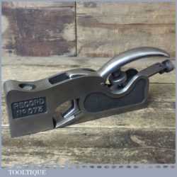 Vintage Record No: 073 Adjustable Throat Shoulder Plane - Fully Refurbished