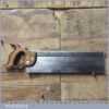 Vintage C Nurse 14” Steel Back Tenon Saw 11 TPI - Refurbished Sharpened