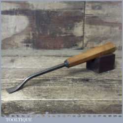 Vintage C Hill 11/16” Wood Carving Spoon Bit Chisel - Fully Refurbished