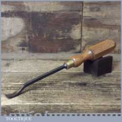 Vintage 9/16” H Taylor No 21 Woodcarving Spoon Bit Chisel - Fully Refurbished