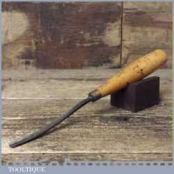 J B Addis & Sons 5/16” Curved Woodcarving Gouge Chisel - Fully Refurbished