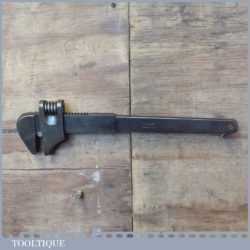 Unusual London Maker Vintage Automotive 14” Adjustable Wrench