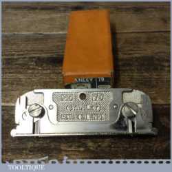 Vintage Boxed Stanley England No: 79 Side Rebate Plane - Good Condition