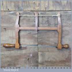 Vintage W. Marples & Sons Beechwood Bow Saw - Good Condition