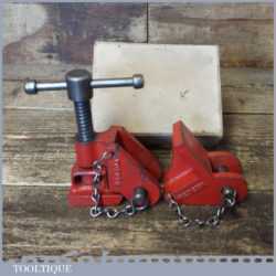 Vintage Boxed Pair Rededa No: 252 Sash Clamp Heads - Good Condition