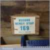 Vintage Boxed Record No: 169 Bench Stop - Little Used Condition
