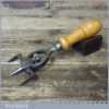 Vintage Beechwood Leatherworkers Handled Washer Cutter Tool - Good Condition