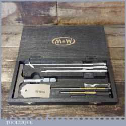 Vintage Boxed Moore & Wright Internal Micrometer - Good Condition