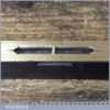 Vintage E. Preston & Sons 9” Ebony Brass Spirit Level - Good Condition