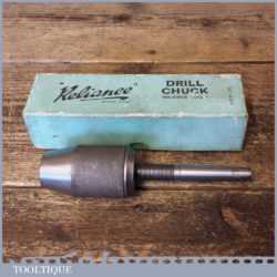 Vintage Boxed Reliance Keyless Drill Chuck For Lathe Or Drill Stand