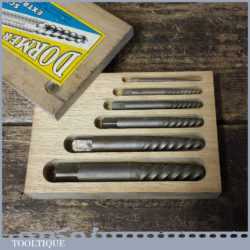 Vintage Boxed Set 6 No: Dormer Screw Extractors - Good Condition