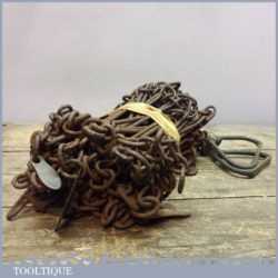 Antique Gunter's Chain, Land Surveyor's Antique Land Distance Measuring Tool