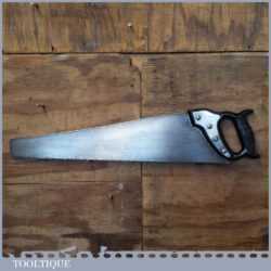 Vintage Sandvik 24” Cross Cut Panel Handsaw 7 TPI - Sharpened Refurbished