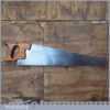 Vintage 24” Cross Cut Panel Handsaw 7 TPI - Sharpened Refurbished