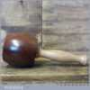 Handmade Old Azobé Ekki Hardwood Woodcarver’s Mallet - Oak Handle