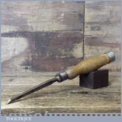 Vintage W Marples & Sons carpenter’s 1/4” Heavy Duty Flat Firmer Chisel