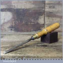Vintage W Marples & Sons Carpenter’s 3/8” Bevel Edge Chisel - Sharpened Honed