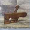 Vintage Coachmakers 7” Long Handled Miniature Beechwood Rabbet Plane