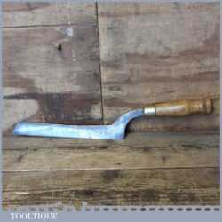 Antique Tobacco Leaf Cutter Beechwood Handle - Good Condition