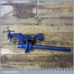 Vintage Record No: 145 Bench Holdfast Clamp Complete With Locking Collar