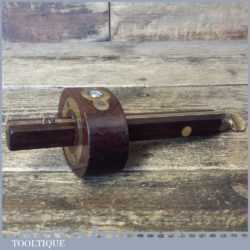 Vintage I Sorby Rosewood Brass Mortise Gauge With Smooth Action