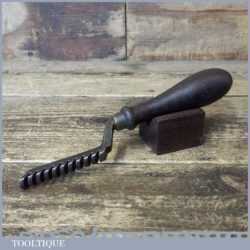 Scarce Antique 19th Century Plane Maker’s Float With Rosewood Handle