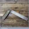 Vintage Stanley USA 8” Cast Steel Calibrated Carpenters Try Square