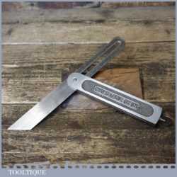 Scarce Vintage Stanley USA No: 18 Cast Steel Sliding Bevel - Good Condition