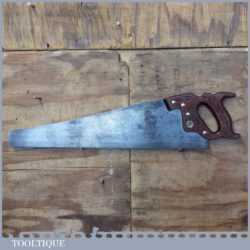 Vintage Keystone Works Disston 26” Rip Saw 5 TPI - Refurbished Sharpened