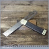 Vintage 1826-1903 Richard Melhuish & Sons 9” Rosewood Brass Sliding Bevel