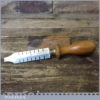 Vintage Old English Saw Wrest Set Beechwood Handle Screwdriver End