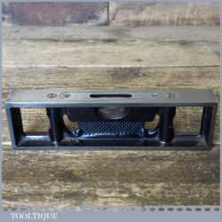 Vintage Starrett USA Machinist’s 6” Cast Steel Spirit Level - Good Condition