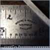 Vintage Moore & Wright Cast Steel Adjustable Combination Square Fully Refurbished